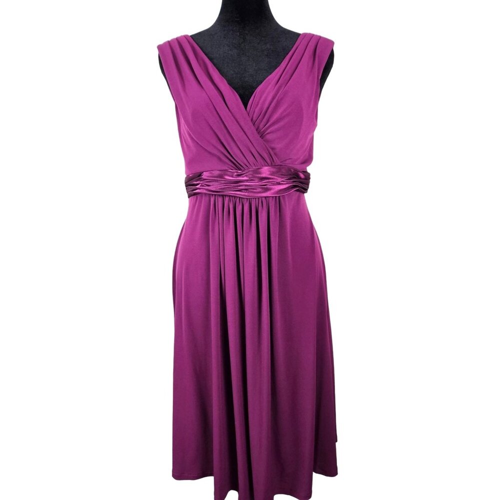 David's Bridal Womens Dress Size 4 Bridesmaid Wedding Classy Flowy Party Elegant
